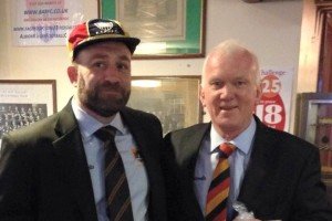 Matt Hastie gets his cap!