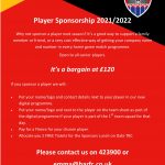 Player Sponsorship at Bridgwater and Albion RFC