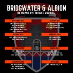 Bridgwater & Albion RFC 2nd Team Fixtures