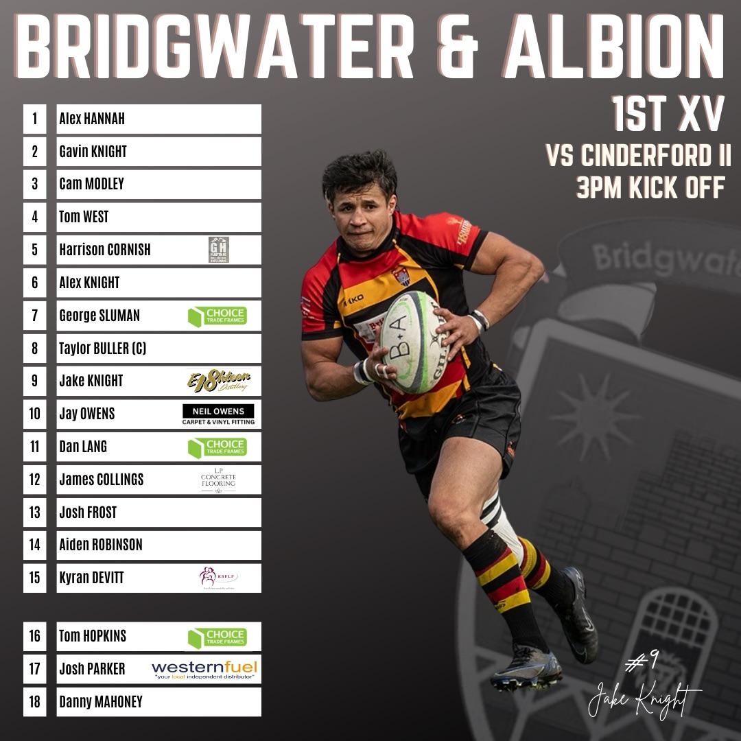 Match Day Programme - Bridgy take on the mighty Cinderford - Bridgwater ...