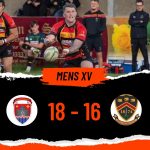 Bridgwater & Albion RFC 18 - Wellington RFC 16 - Somerset Cup First Round