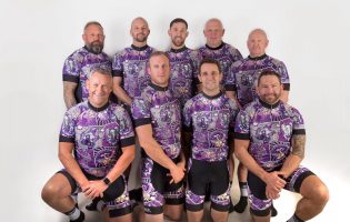 RIDE4DEMENTIA- former Bridgwater & Albion RFC player riding bike for charity.