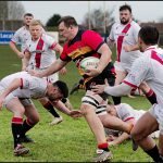 Taylor Buller in powerful handoff at Bridgwater & Albion RFC