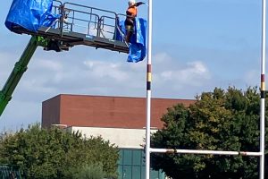 Goal posts get a ‘makeover’ thanks to Bridgwater Town Council