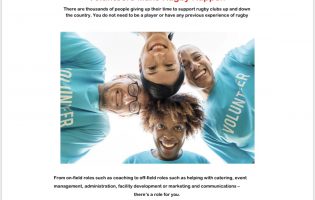 If you think something needs doing at the club – Volunteer to do it!