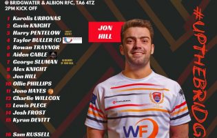 BRIDGWATER & ALBION RFC v OLD REDCLIFFIANS II – Match Day Programme