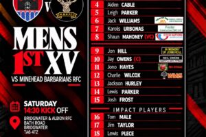 Saturday 31st October Match Day programme
