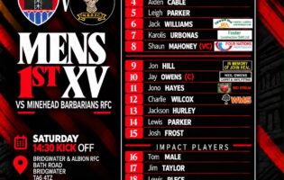 Saturday 31st October Match Day programme